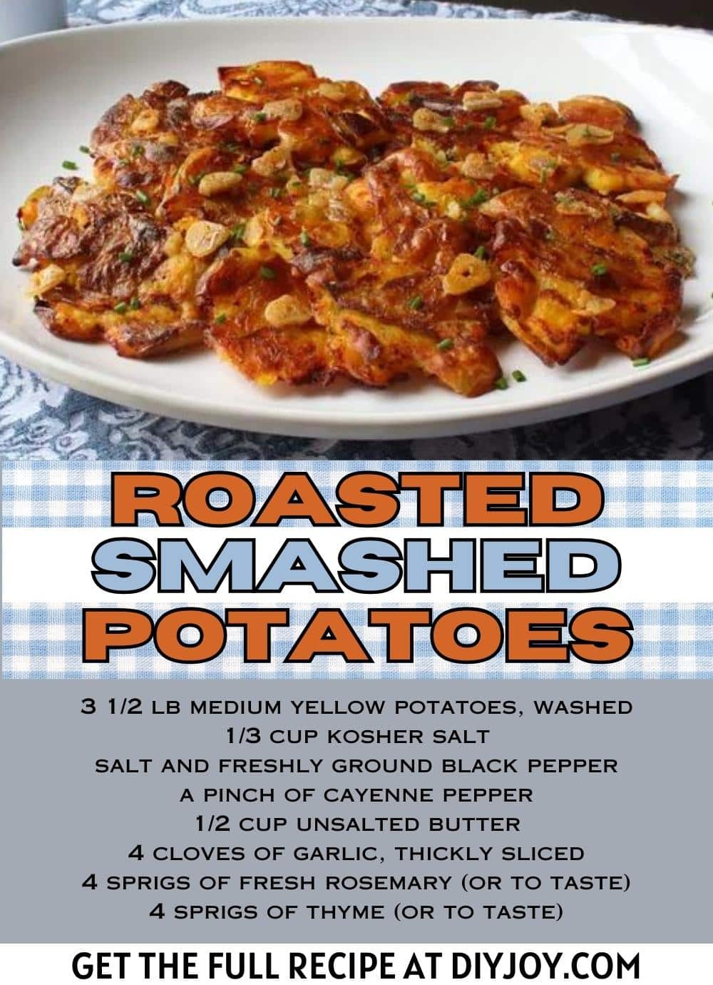 Roasted Smashed Potatoes Recipe