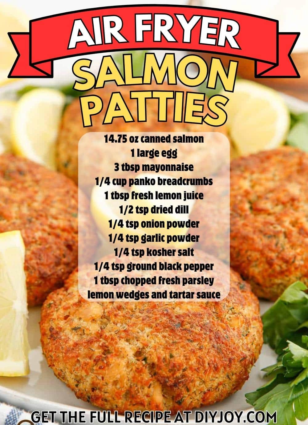 Air Fryer Salmon Patties Recipe