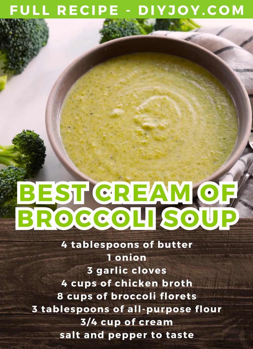 Best Cream Of Broccoli Soup 