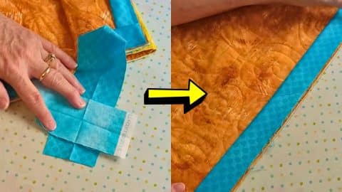 Brilliant Last Binding Join For Your Quilt | DIY Joy Projects and Crafts Ideas