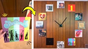 DIY Clock Home Decor For Music Lovers