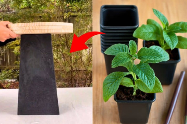 DIY Console Table Using Plant Pots (1)