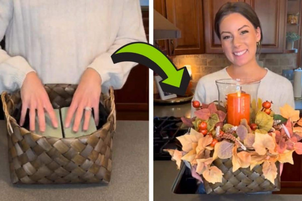 DIY Fall Centerpiece Decor Idea