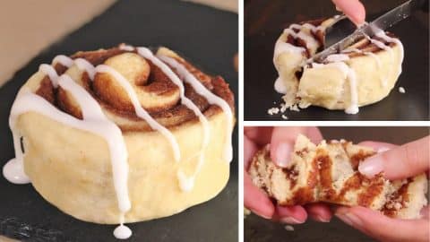 Easy 1-Minute Microwaved Cinnamon Roll Recipe | DIY Joy Projects and Crafts Ideas