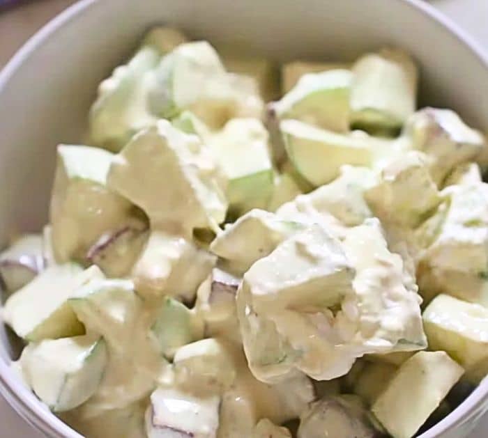 Easy Apple Snickers Caramel Salad Recipe