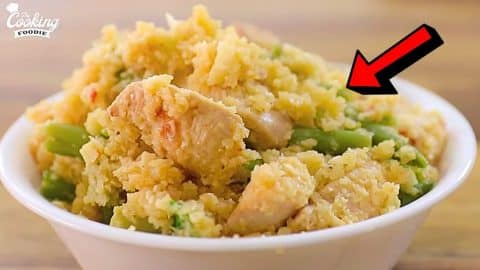 Easy Chicken Cauliflower Fried Rice Recipe | DIY Joy Projects and Crafts Ideas
