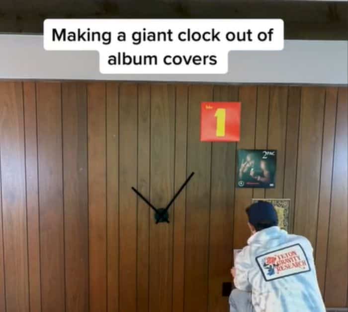 Easy DIY Clock Home Decor For Music Lovers