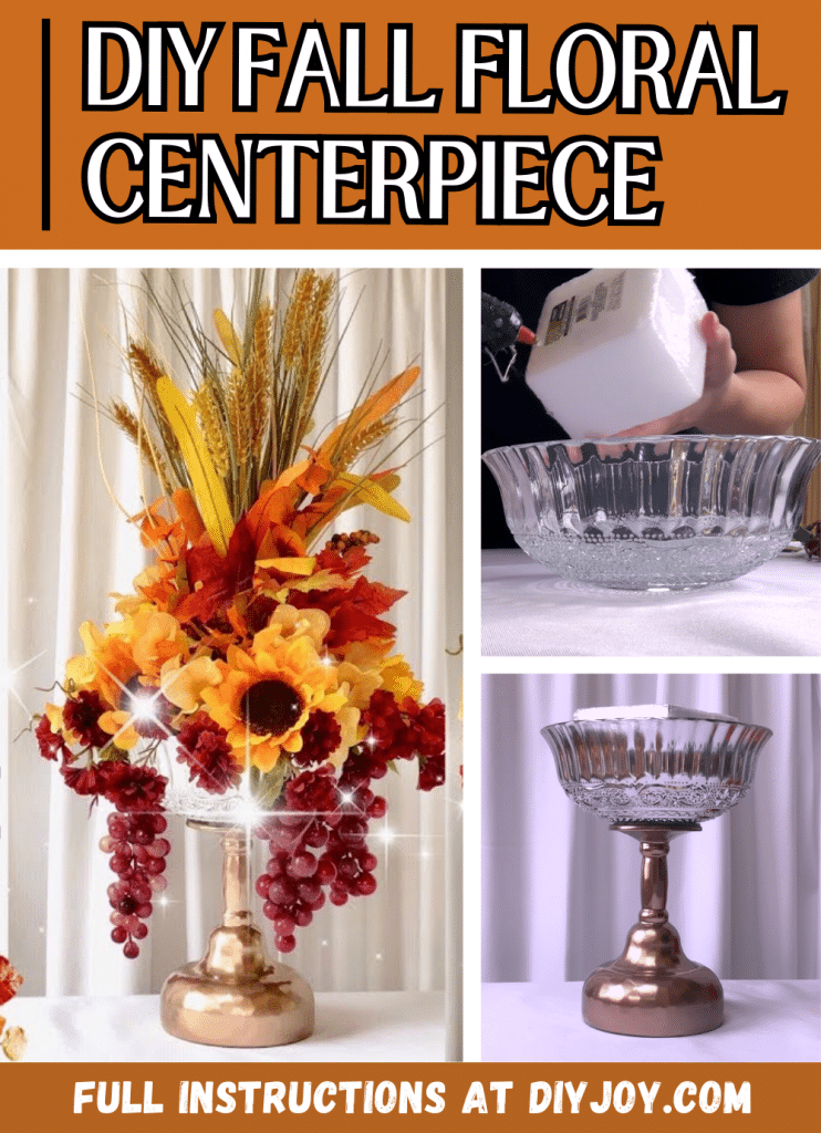 Easy DIY Fall Floral Centerpiece Tutorial