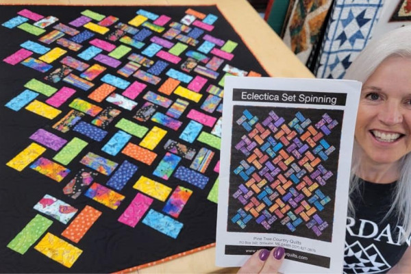 Easy Eclectica Set Spinning Quilt Tutorial