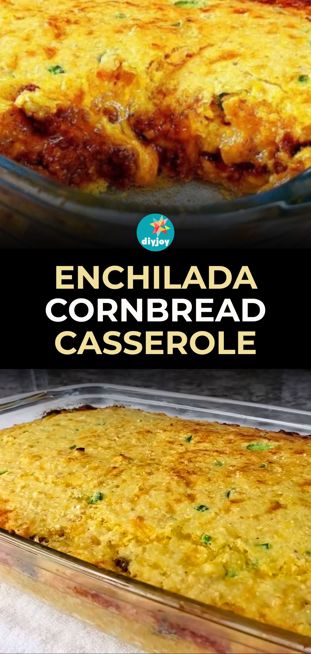 Easy Enchilada Cornbread Casserole