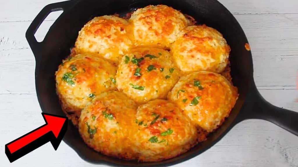 Easy Garlic Cheddar Drop Biscuits Recipe