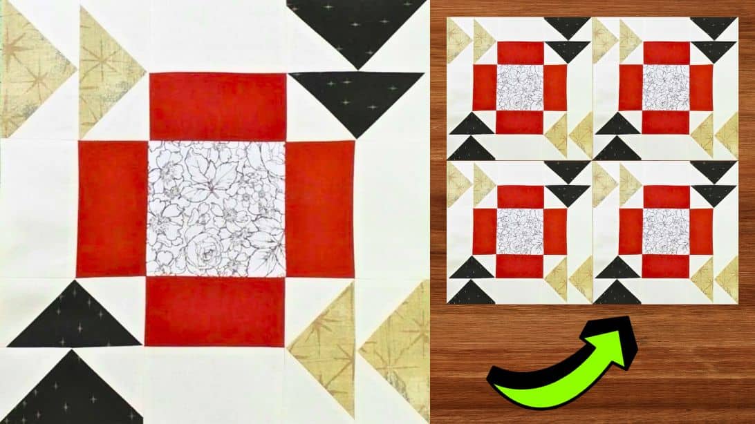 Easy Roundabout Quilt Block Tutorial for Beginners | DIY Joy Projects and Crafts Ideas