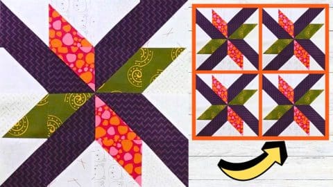 Easy Windmill Quilt Block Tutorial for Beginners | DIY Joy Projects and Crafts Ideas