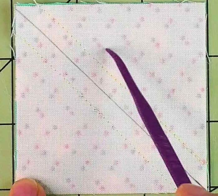 Easy to Make Mini Churn Dash Quilt Block
