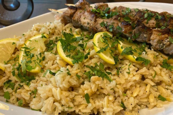Greek Lemon Rice Recipe