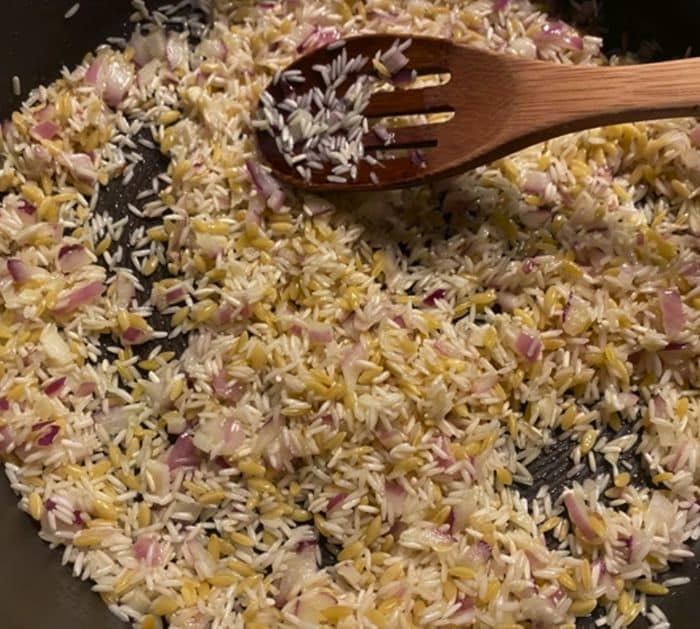 Greek Lemon Rice Recipe Ingredients