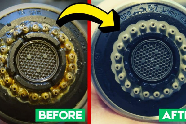 How to Clean Showerhead Buildup and Gunk Easily