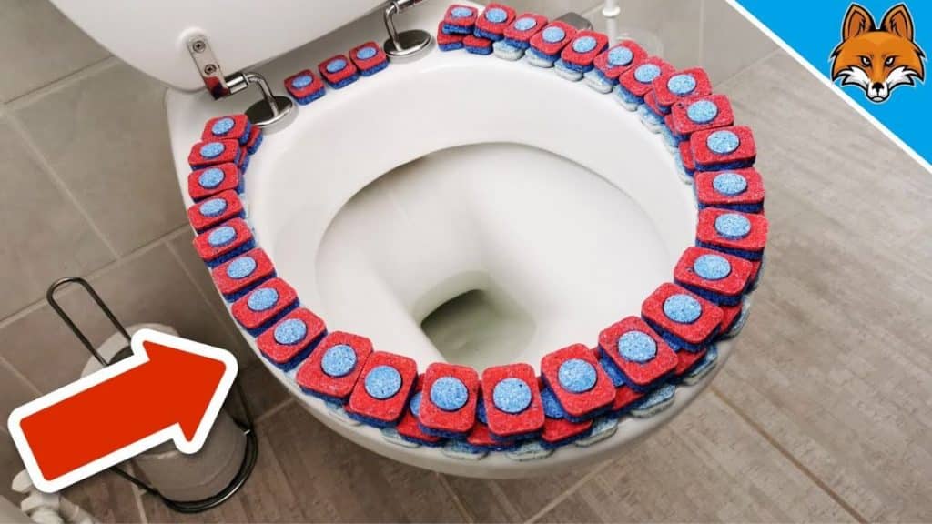 How to Clean Your Entire Bathroom with a Dishwashing Tab