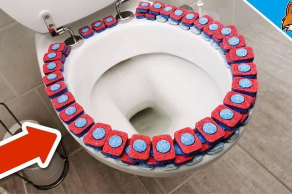 How to Clean Your Entire Bathroom with a Dishwashing Tab