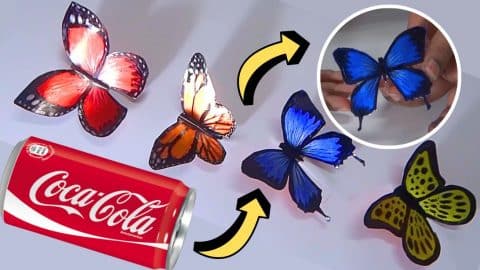 How to Make DIY Butterflies with Coke Cans | DIY Joy Projects and Crafts Ideas
