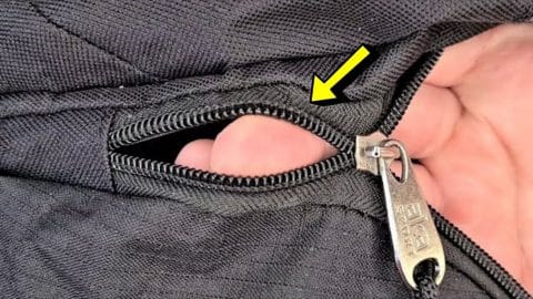 How to Mend a Zipper on a Bag | DIY Joy Projects and Crafts Ideas