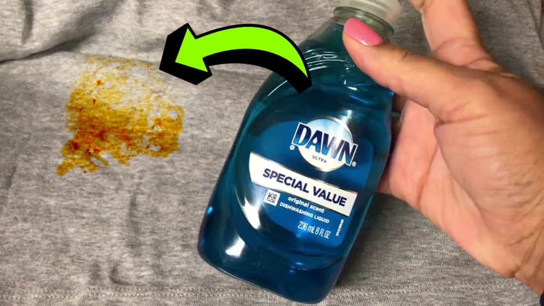 How to Remove Clothes Stains Using Dawn Dish Soap | DIY Joy Projects and Crafts Ideas