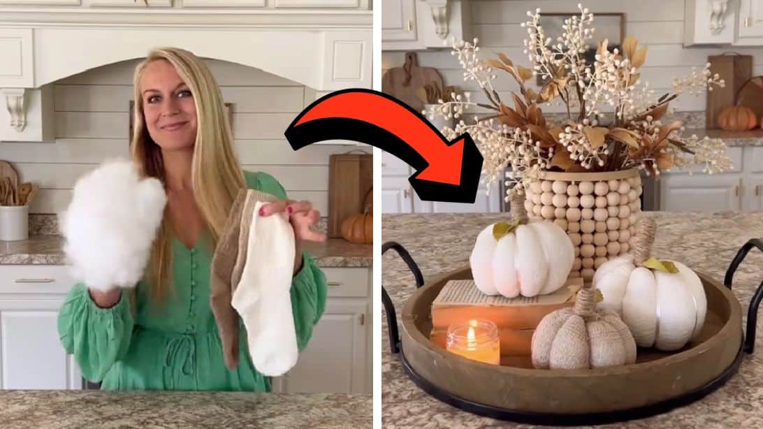 Quick & Easy 5-Minute DIY Sock Pumpkin Tutorial | DIY Joy Projects and Crafts Ideas