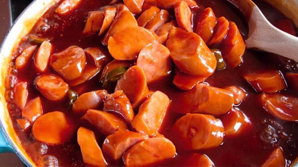 Ree Drummond's Smoked Sausage in BBQ Sauce Recipe