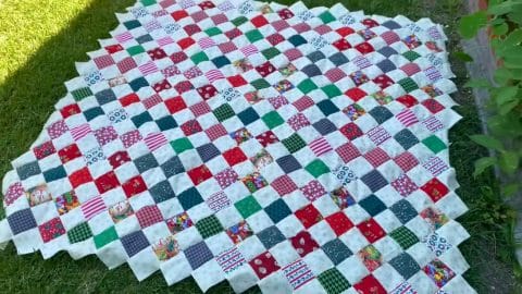 Simple Squares On Point Quilt – Fabric Buster Project | DIY Joy Projects and Crafts Ideas