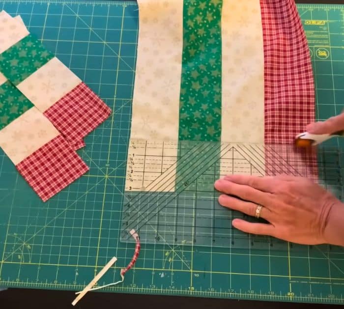 Simple Squares On Point Quilt - Fabric Buster Project Tutorial