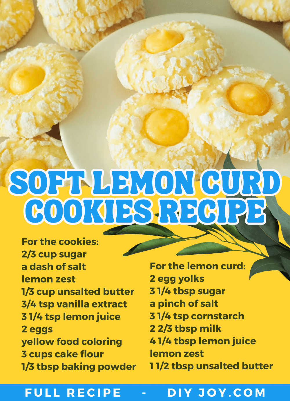 Soft Lemon Curd Cookies Recipe 4252