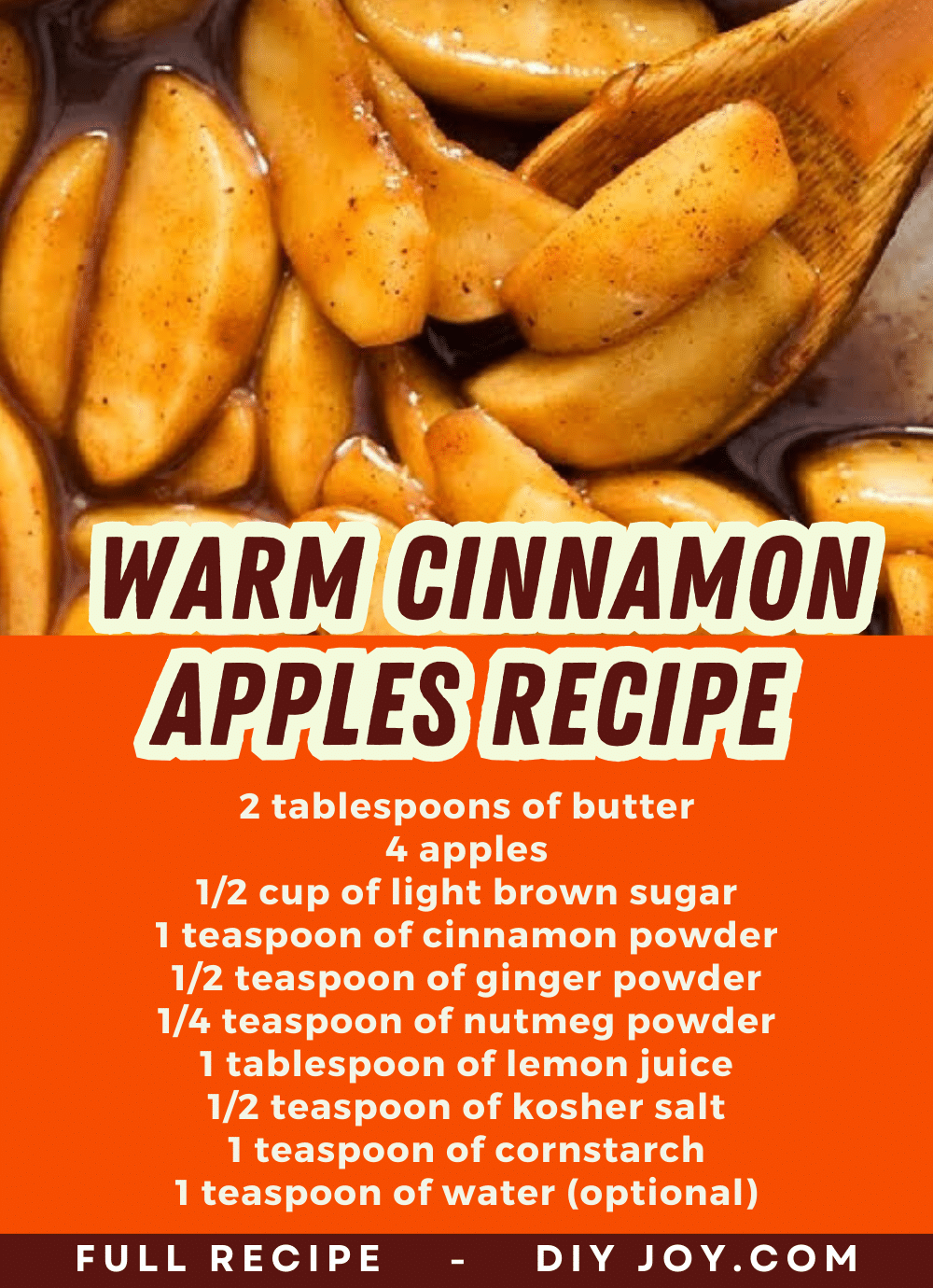 Easy Warm Cinnamon Apples