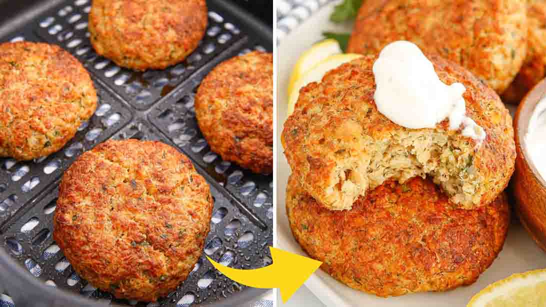 Air fryer salmon outlet patties