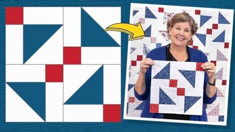 Disappearing Shoofly Quilt Tutorial | DIY Joy Projects and Crafts Ideas
