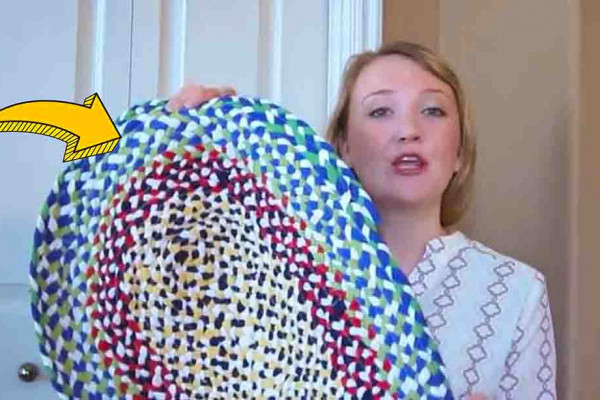 DIY Braided T-Shirt Rug Tutorial