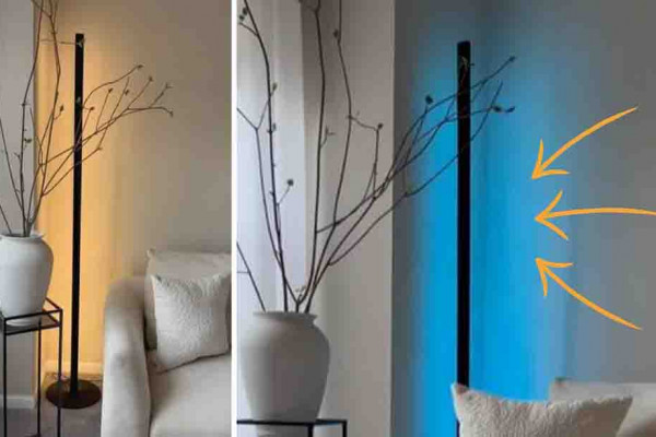 DIY LED Corner Lamp Tutorial