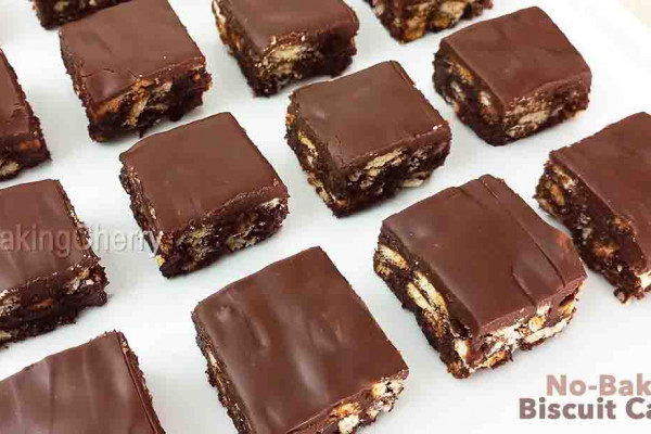 No-Bake Biscuit Cake Bites Recipe