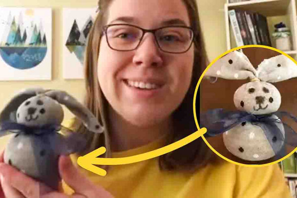 No-Sew Sock Bunnies Tutorial