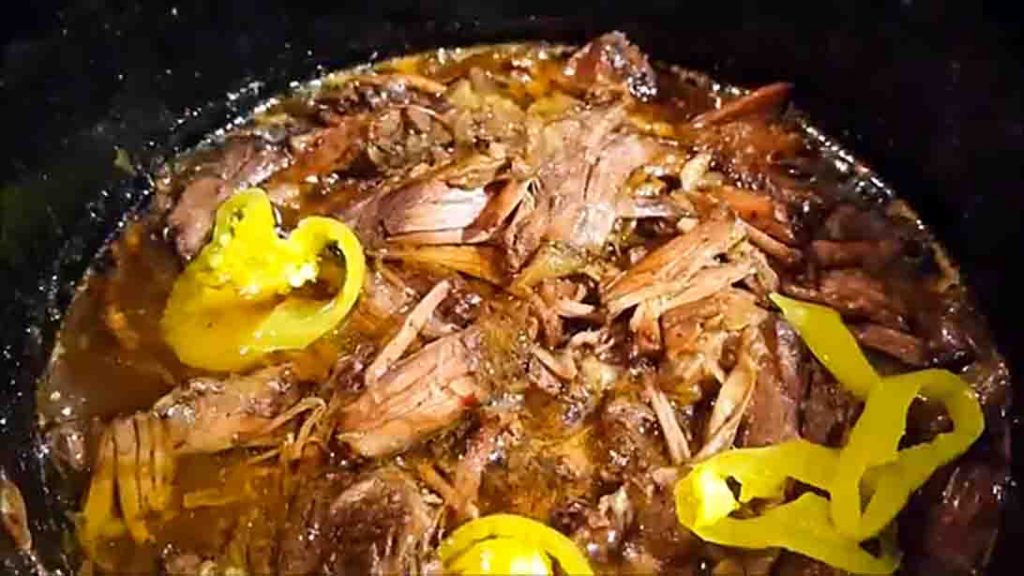 Slow Cooker Mississippi Pot Roast