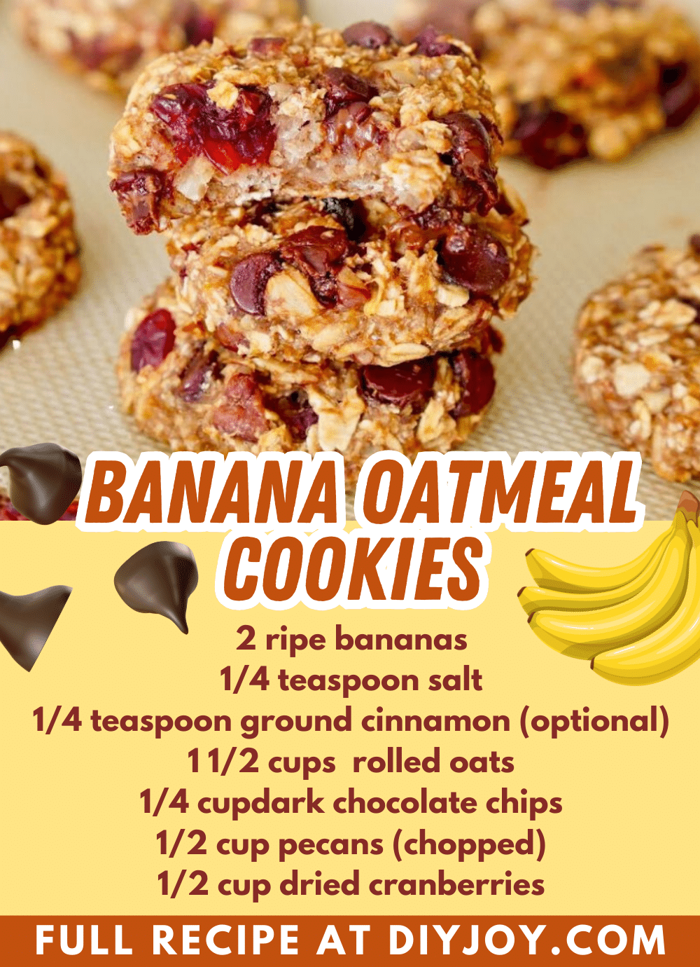 Quick And Easy Banana Oatmeal Cookies quick-and-easy-banana-oatmeal-cookies
