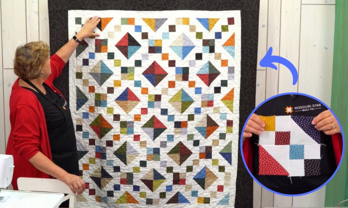 Make a Super Simple Squares Quilt with Jenny Doan of Missouri Star! (Video  Tutorial) 