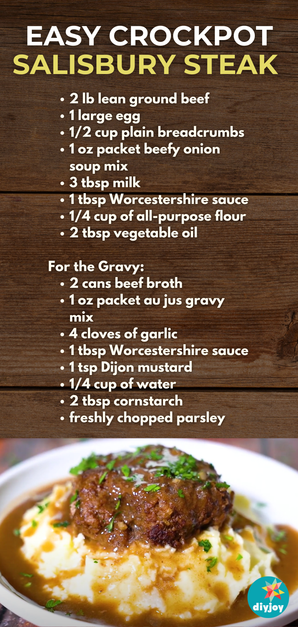 Easy Crockpot Salisbury Steak