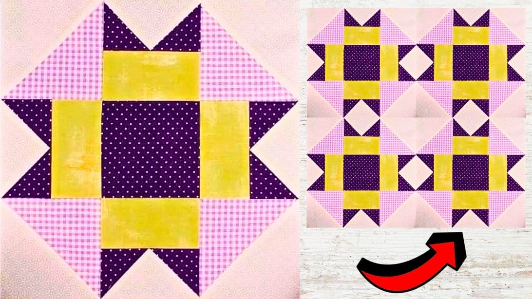 Easy Folded Corners Quilt Block Tutorial | DIY Joy Projects and Crafts Ideas