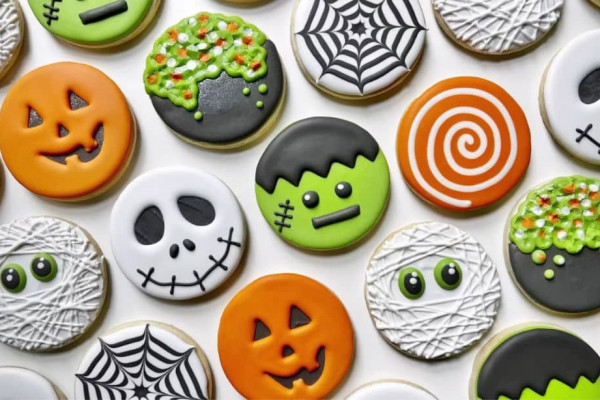 Easy Halloween Cookies Decorating Tutorial