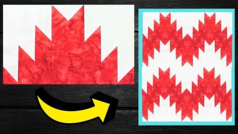 Easy Lovely Mountains Quilt Block Tutorial | DIY Joy Projects and Crafts Ideas