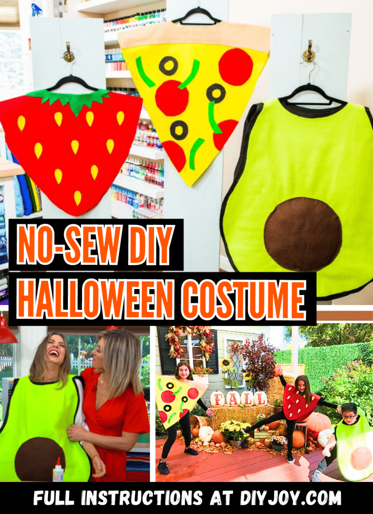 Easy NoSew DIY Halloween Costume Tutorial DIY Joy