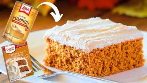 Easy Pumpkin Spice Cake w/ Brown Sugar Frosting Recipe | DIY Joy Projects and Crafts Ideas
