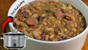 Easy Slow Cooker 15 Bean Soup Recipe