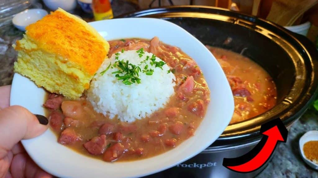 Easy Slow Cooker Red Beans with Smoked Turkey Wings Recipe