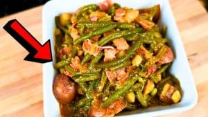 Easy Southern Style Green Beans and Potatoes Recipe